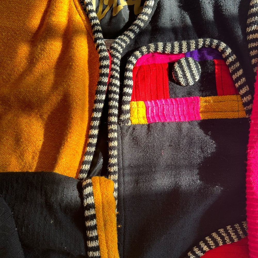 Crystal Patchwork Jacket. Handwoven. “Wearable Ar… - image 3